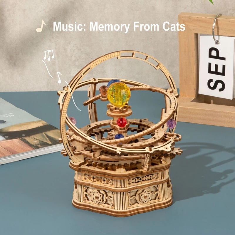 Erwecke Holz zum Leben- Musik Tourbillion 3D Holzpuzzle