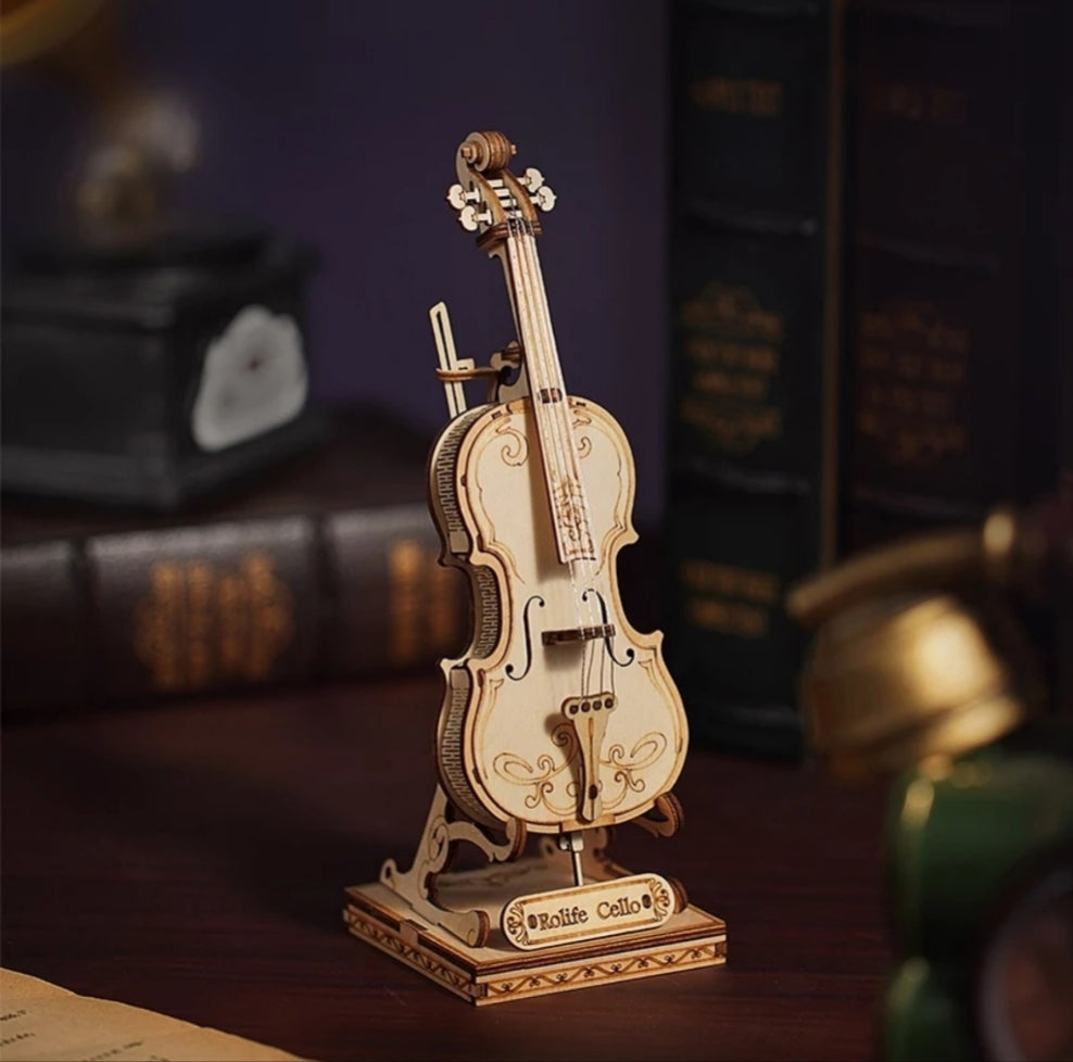 Erwecke Holz zum Leben - Musik Instrumente 3D Holzpuzzle